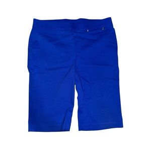 Rafaella Royal Blue Stretch Bermuda Shorts Size 6